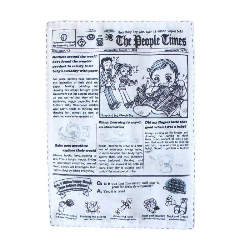Interactive Squeaky Dog Chew Toy-Tearproof Simulated Newspaper Playing Cards For Corgi Teddy Small Puppy GWJ31_voghion.com