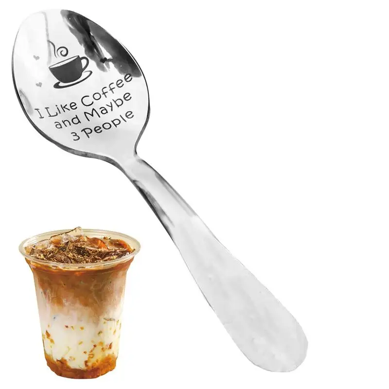 Engraved Friendship Coffee Spoon Gifts Unique Funny Inspirational Gifts Spoon Friendship Day Christmas Birthday Gifts For Coffee