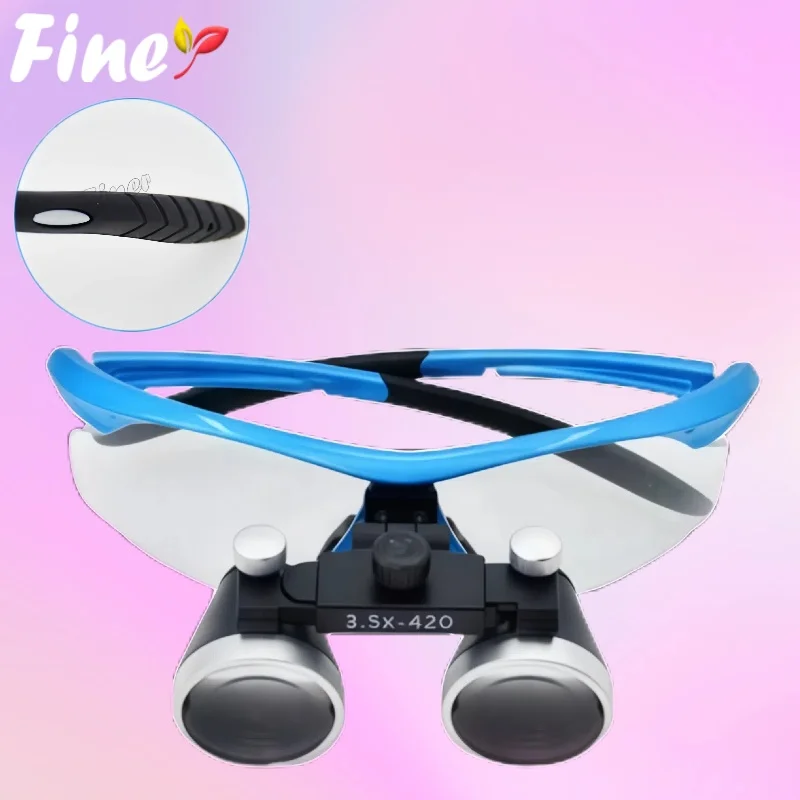 

Finer 2.5X 3.5X Dental Surgical Loupes Ultra-lightweight Dental Magnifying Glasses 320-420mm Dental Loupes Dentistry Tools