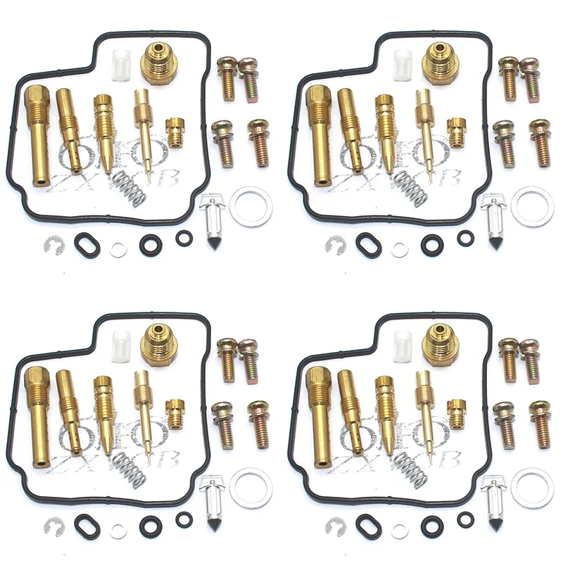 for CBR600F 1987-1989 Hurricane CBR 600 CBR600 F Motorcycle carburetor repair kit floating needle gasket parts