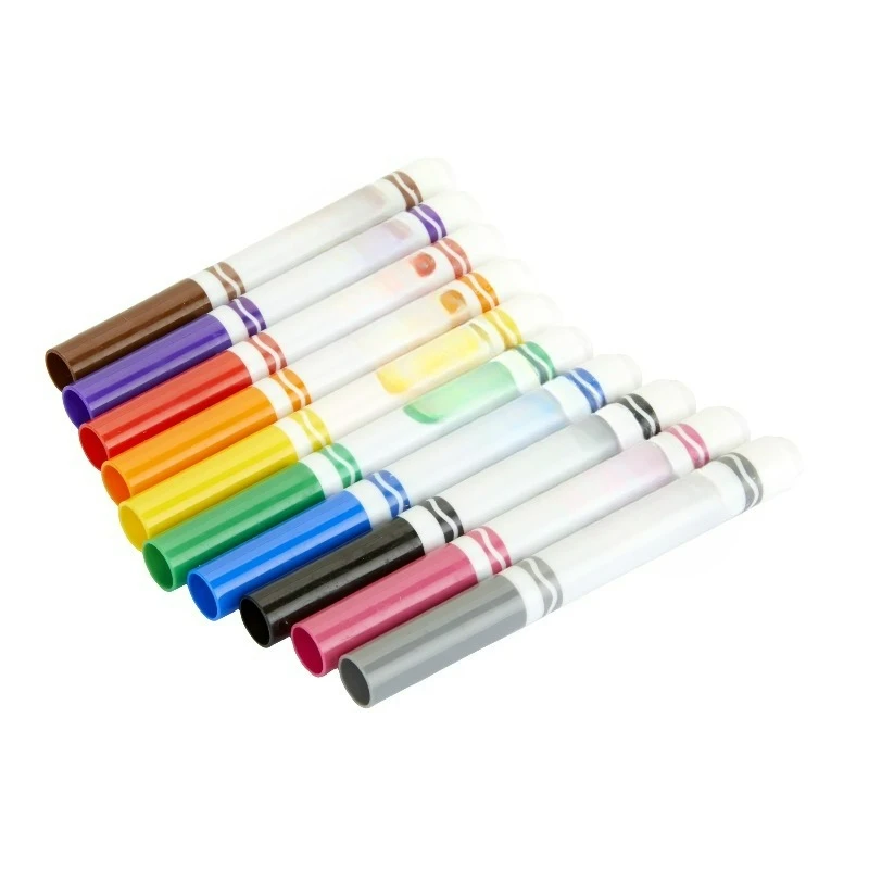 Broad Line Markers, 10 Ct, Back to School Supplies for Kids, Teacher Supplies, Beginner Child