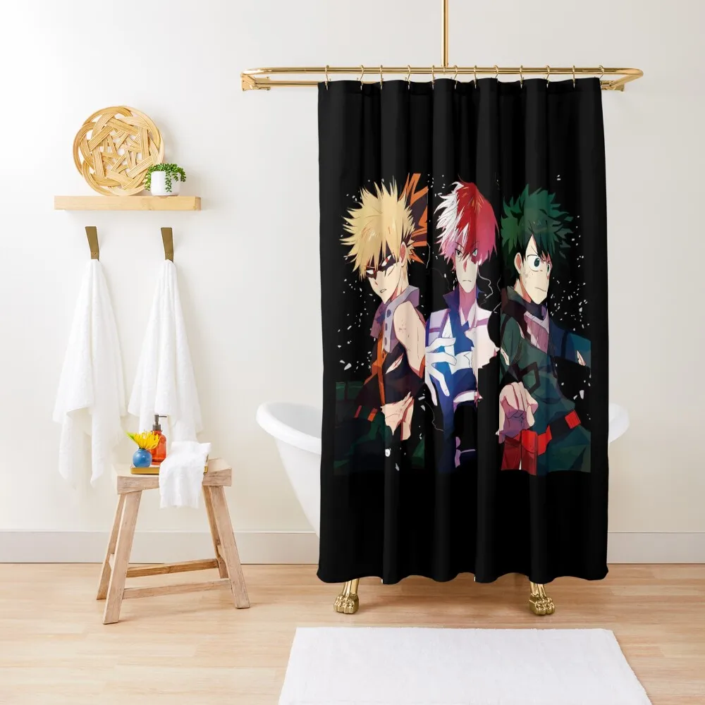 

surti Shower Curtain Anime Shower Cover Bathroom Accessory Luxury Bathroom Shower Curtain