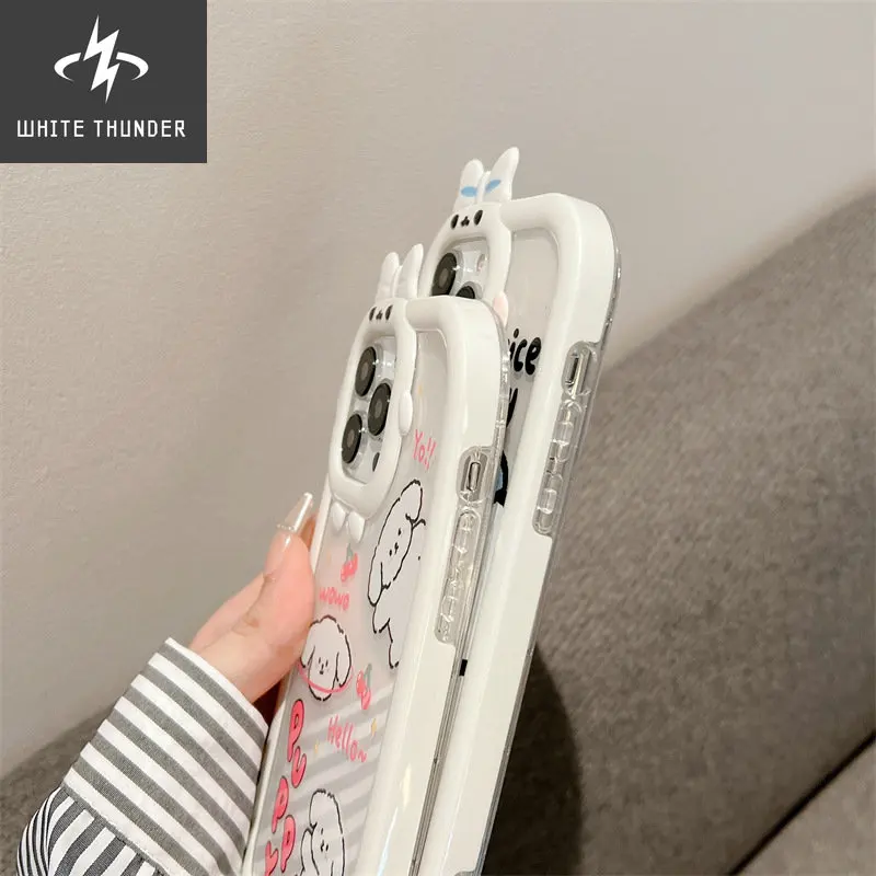 Чехол 2 в 1 из ТПУ для iphone 11 12 13 Pro Max Xr Xs Max