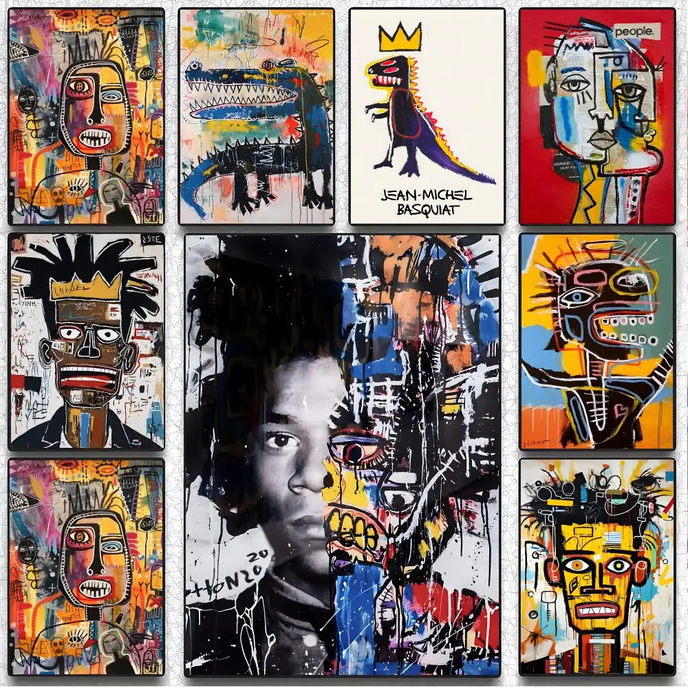 Contemporary Artist Jean Michel Basquiat Poster Art Wall Decor, Indoor Outdoor for Collectors