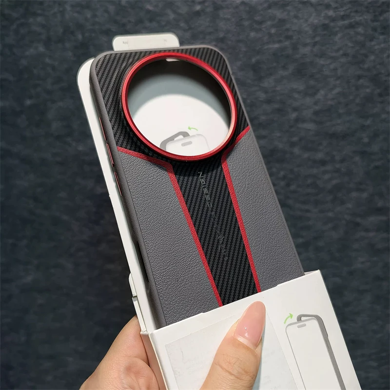 

Case For Honor Magic 8 Pro 7 Magic8 RSR 5G PU Leather Skin-friendly Hard Back Cover Fashion Shell Shockproof Bumper