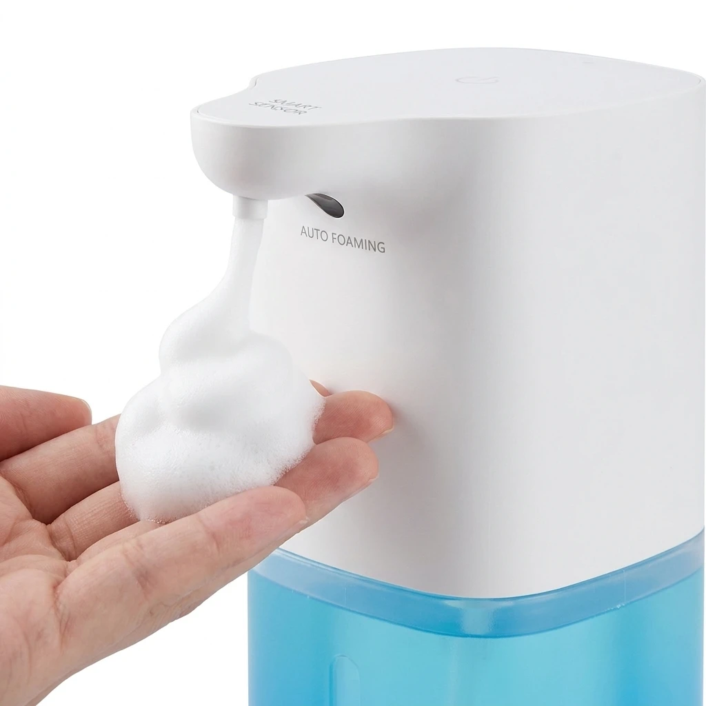 Automatic Detergent Dispenser Kitchen Cleaner Foam Inductive Soap Hand Spray Alcohol for Hygienic Adhesive Washing Technology