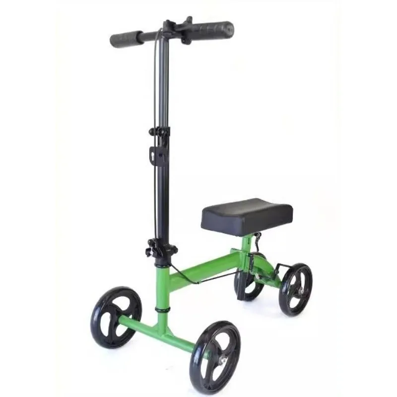 Physical therapy physical therapy steel frame walking assist foldable knee scooter walker