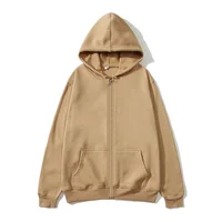 Men/Women zipper cardigan Hoodies pure color Casual Jacket Coats Fleece spring Autumn Sweatshirts Sports Streetwear men tops 6