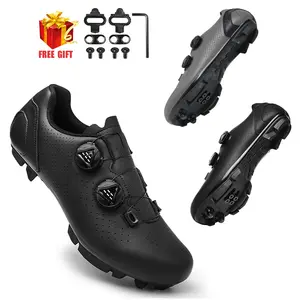 Cycling Flat MTB Shoes Mountain Sneakers Men Footwear Dirt Bike Racing Clit Bicycle Woman Road Spd Speed Cleat Biking