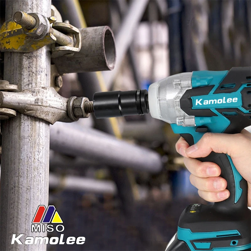 Imagem -04 - Kamolee 520n. Chave de Impacto de Carregamento sem Fio Ferramenta Portátil Doméstico Pequena Chave de Porca Elétrica Bateria de Lítio 18v24v 2