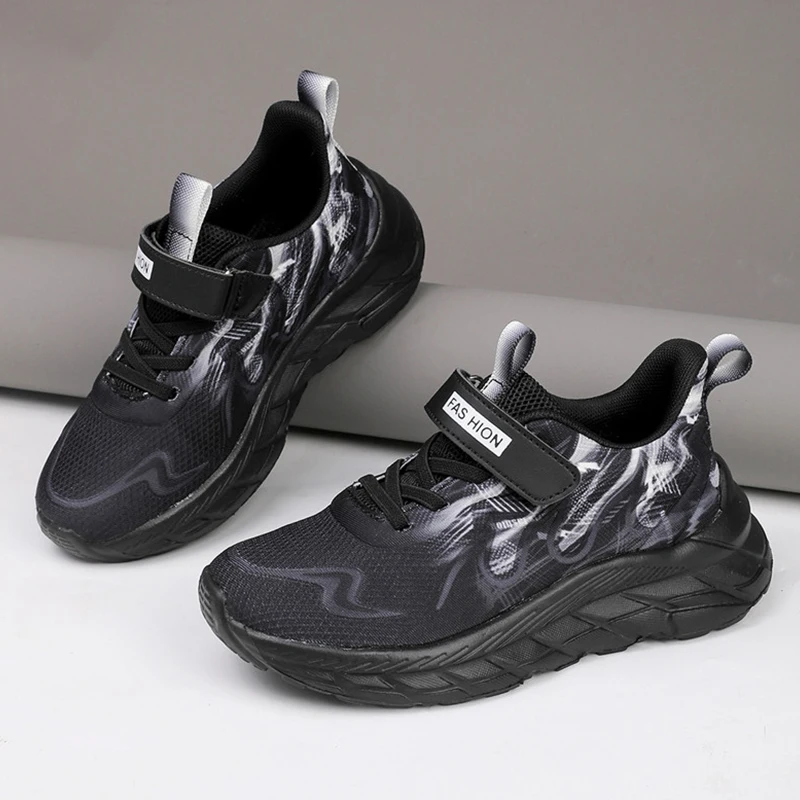 Zapatos deportivos informales ligeros antideslizantes para niños y niñas, zapatillas deportivas para caminar al aire libre, tenis, talla 28-40