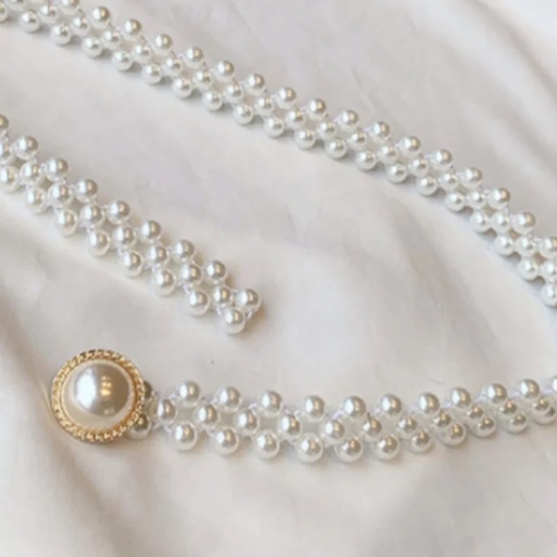 Bruidsparels Strass Riemen voor Vrouwen Feest Kristal Trouwjurk Riem Sjerp Bruiloft Accessoires