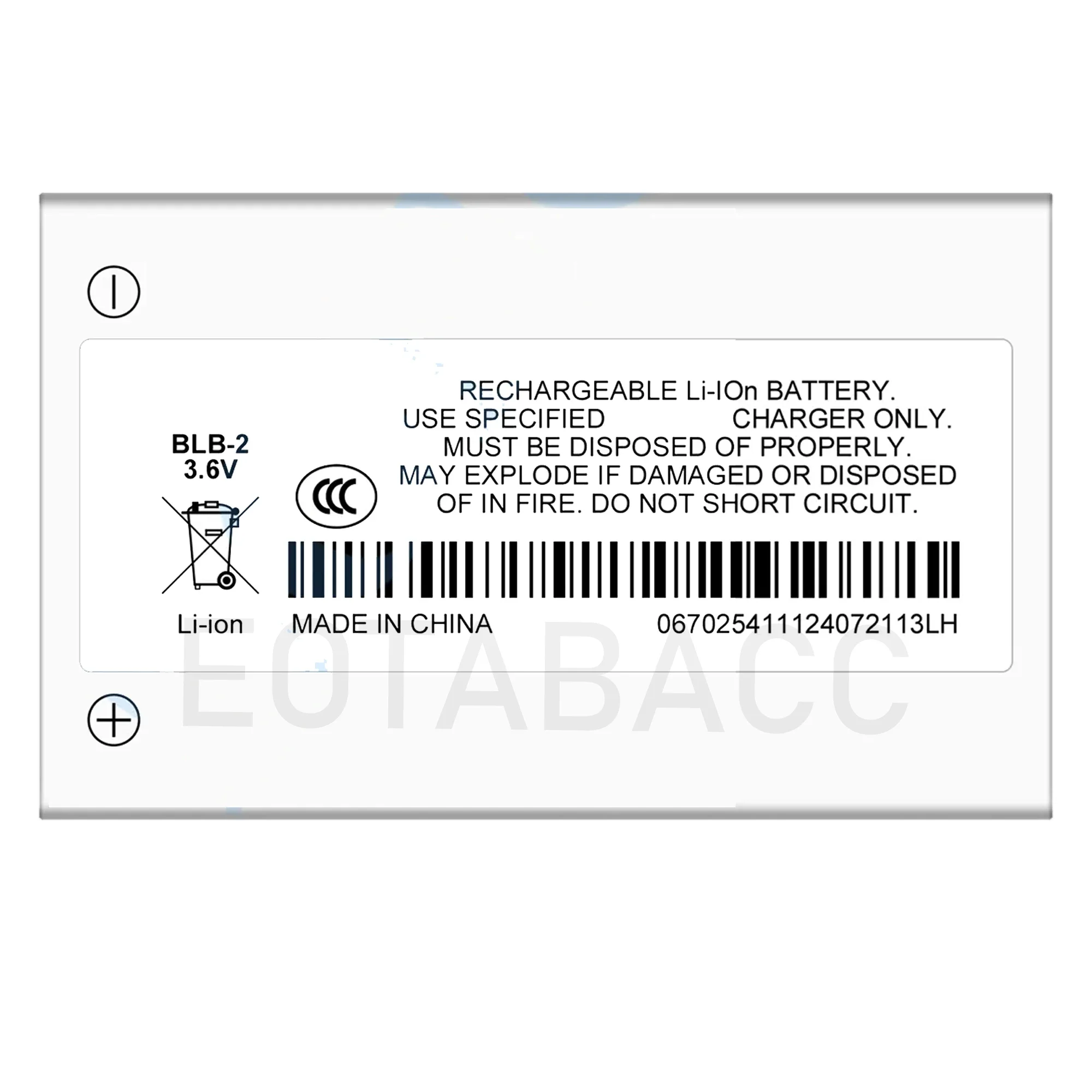 

BLB-2 Battery For Nokia 8210 8250 8850 8910 8310 5210 6500 6590 6510 3610 8270 8910I 7650 6590I