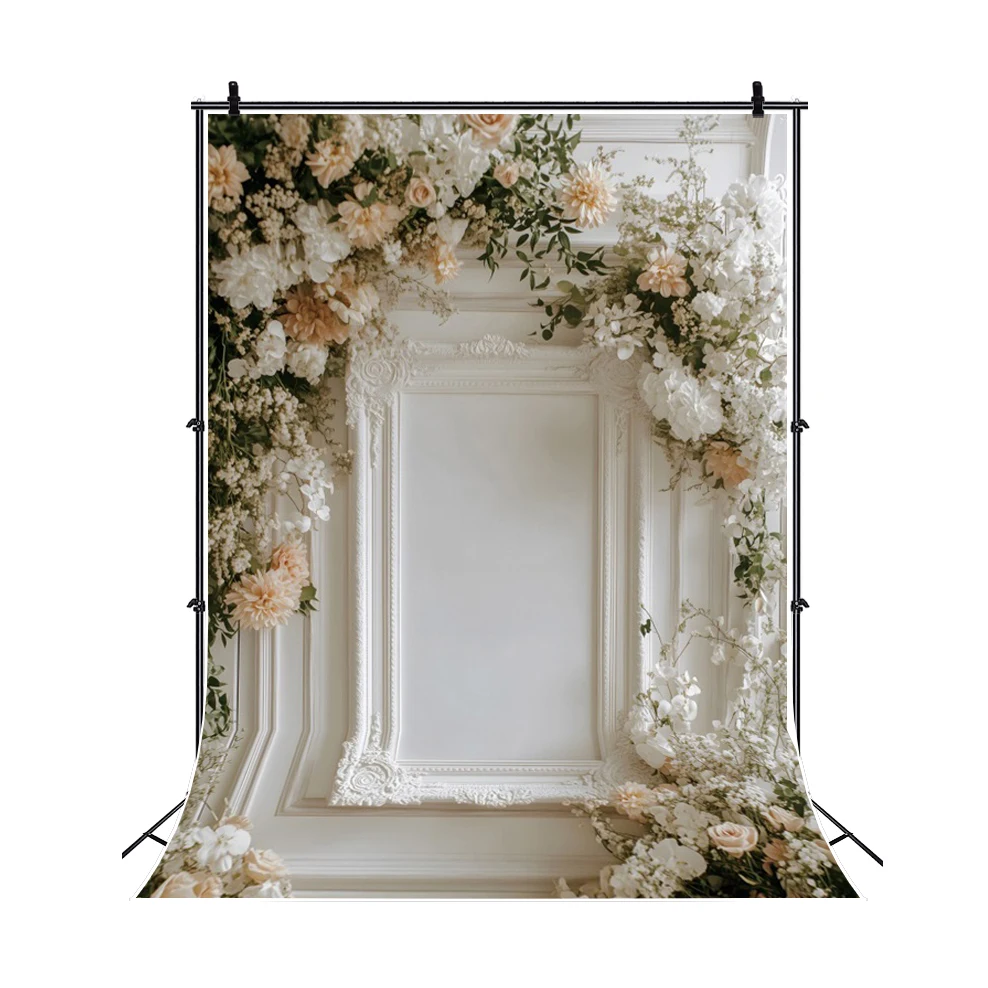 ボヘミアンスタイルの花の壁の写真の背景,王女の誕生日の背景,マタニティの肖像画の装飾,写真スタジオ