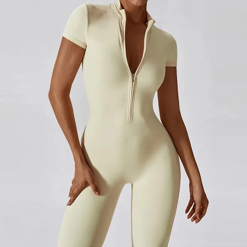 New Yoga Clothes Suit Workout Sports Set Women Bodysuits Gym Set Women Training Siamese Fitness Jumpsuit Female Sportswear image 3