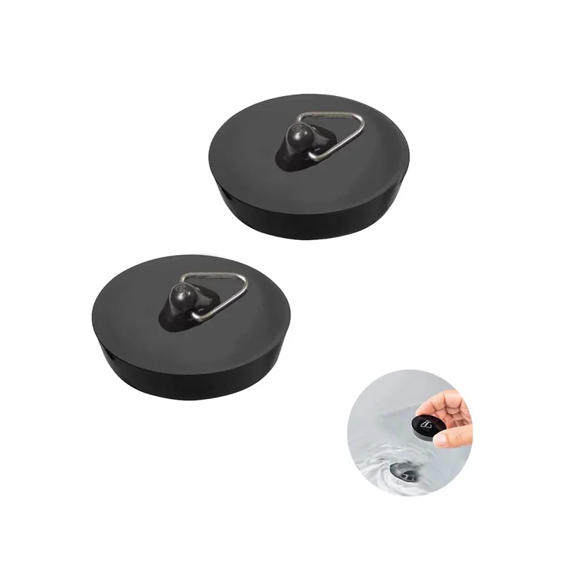 

Набор из 2 универсальных заглушек для слива: для кухонной раковины и напольного слива в ванной, аксессуары для ванной комнаты