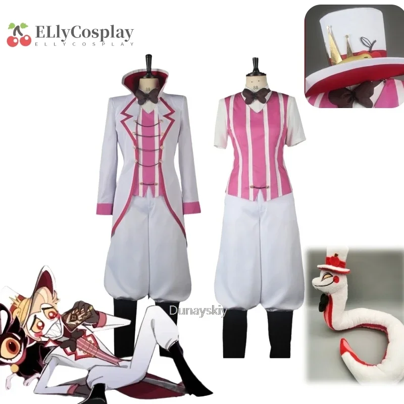 

Lucifer Family Costume for Carnival Hazbin Cosplay Hotel Children Hat Clothing Women Kids Girl Costumes Girls 2024 Women's Cos