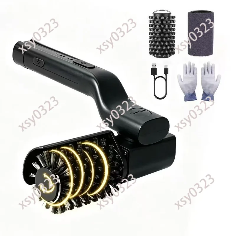 Electric BBQ Cleaning Brush, High Efficiency Scrubber for Heavy Oil Stains, Portable Grill Cleaning Tool