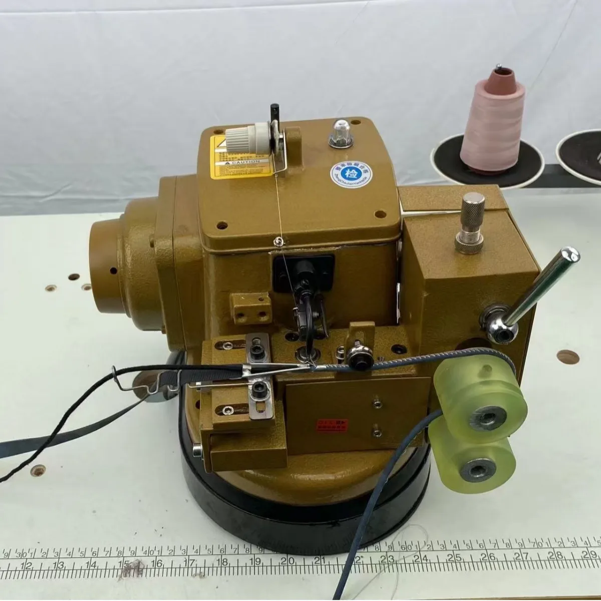 Leather drawstring machine One machine Multi-purpose single needle automatic fiber machine