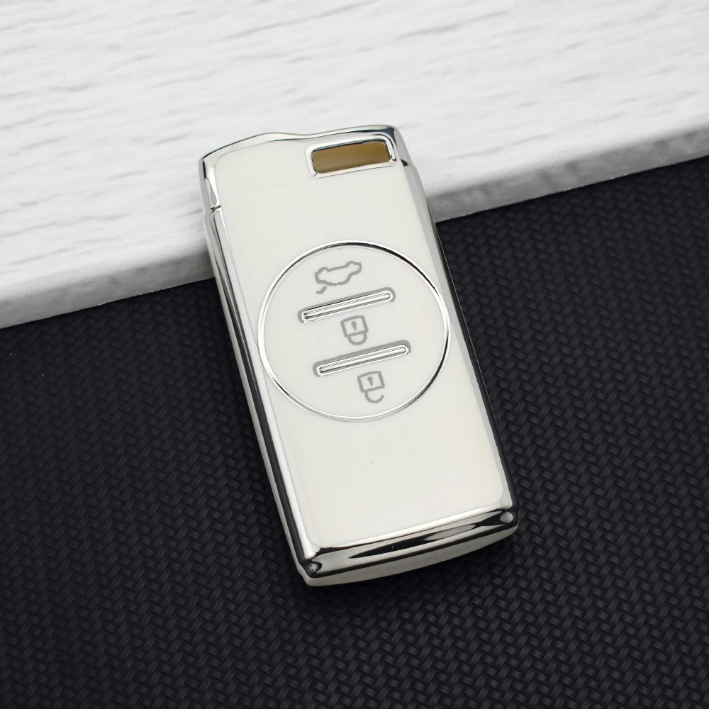TPU Car Remote Key Case Cover for Chery Tiggo 7 Pro 8 Pro Exeed Tiggo 2 3x Arrizo 5 Pro Gx 5x EQ7 Shell Fob Auto Accessories