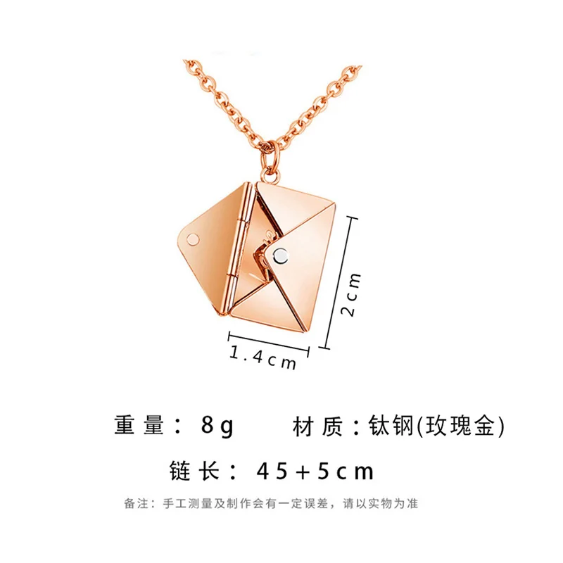 Anime Violet Evergarden Envelope Metal Pendant Men Women Necklace Cosplay Costume Accessories Fashion Birthday Xmas Prop Gifts