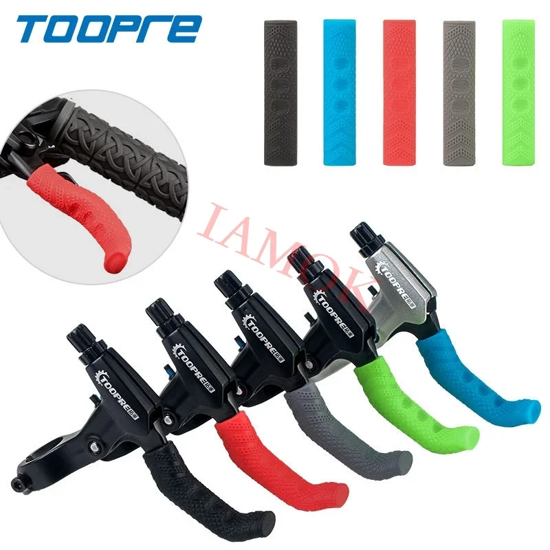 

TOOPRE Mountain Bike Colour Brake Lever Smart Cover Silica Gel Protective Sleeve 20g Iamok Bicycle Parts