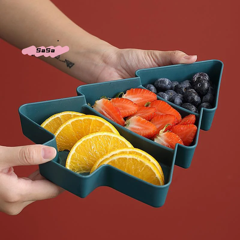 2026 عيد الميلاد الديكور شجرة أطباق فاكهه عيد ميلاد سعيد ديكورات المنزل نويل هدايا عيد الميلاد سنة جديدة سعيدة أدوات المائدة الاحتفالية #3