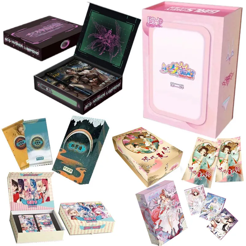 

2023 New Goddess Story Cards Collection Box Booster Anime Peripheral Character Paper Games Playing Card Toy