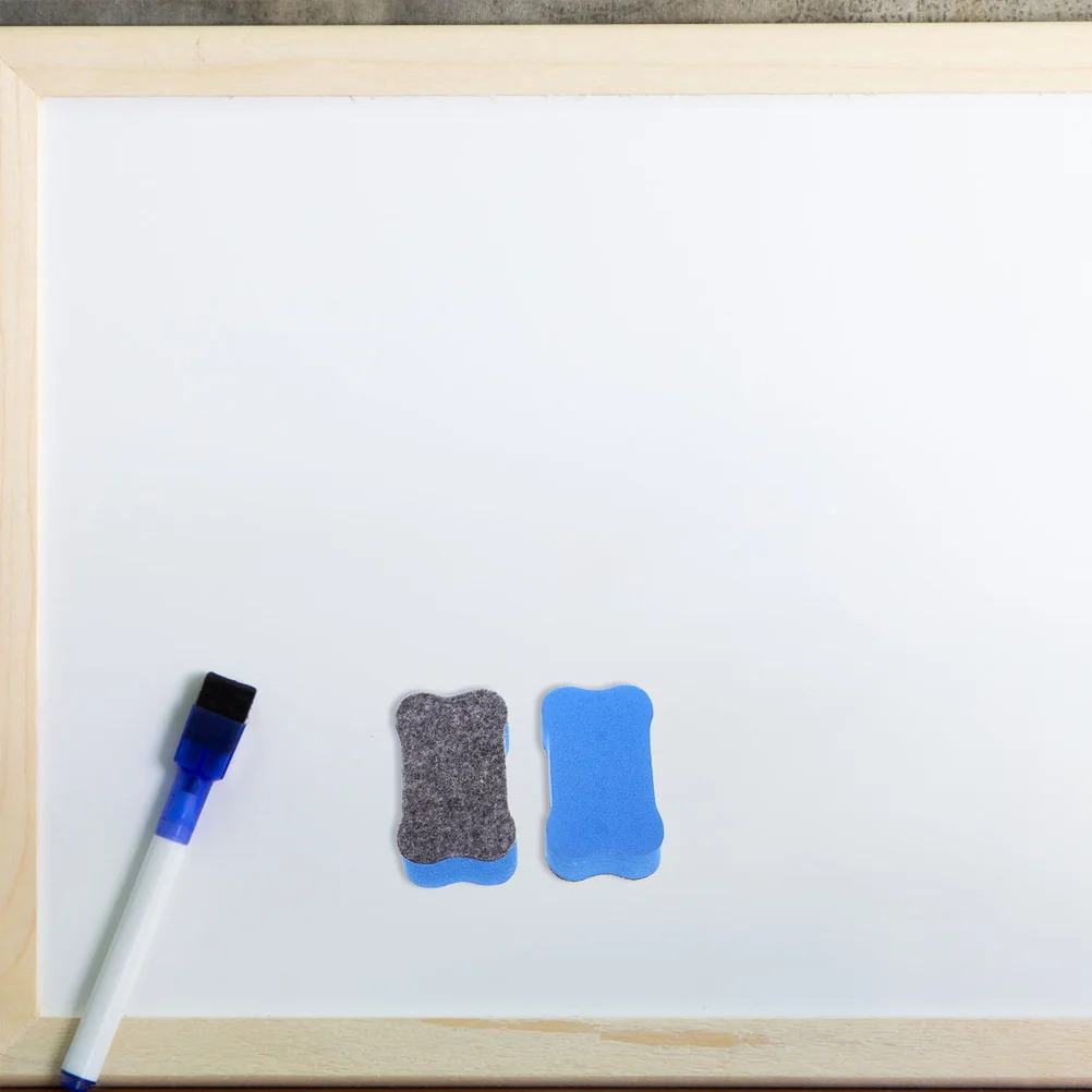 ممحاة السبورة البيضاء اللطيفة المحمولة الجافة القابلة للمسح للأطفال من مادة EVA على شكل عظمة سهلة التنظيف وسطح أملس للفصول الدراسية #3