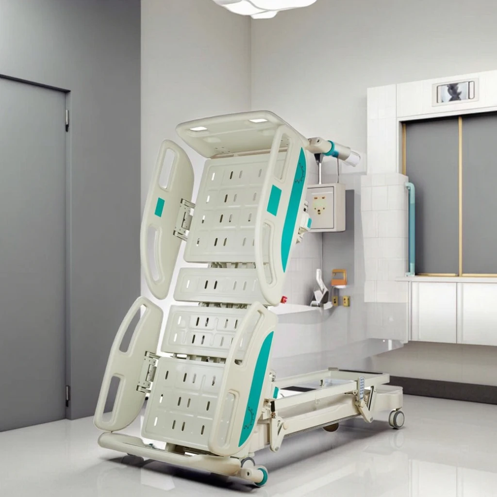 CE Certified Electric Standing Hospital Bed-Factory Direct Supply For Rehabilitation Use