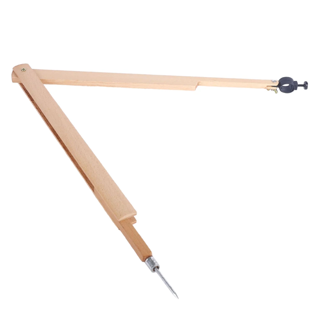 

Wooden Beam Compass For School Geometry Learning Multi-Use Drawing Tool Blackboard Measurement Lightweight Large Tip
