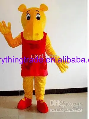 

New Adult Hot Sale Foam Cute River Horse Hippo Cartoon Mascot Costume Plush Christmas Dress Halloween Mascot Costume