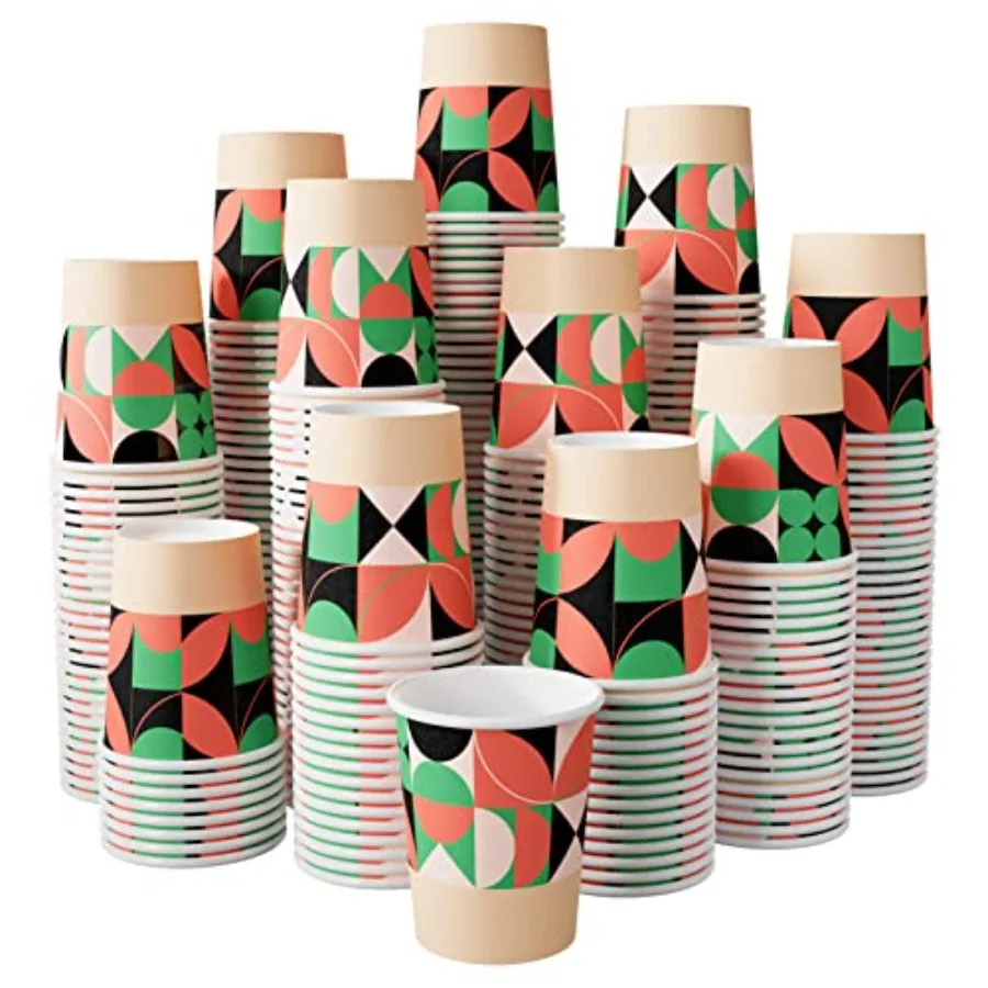 

400 Pack 8oz Paper Cups, Disposable Coffee Cups, Hot/Cold Beverage Drinking Cups for Water, Paper Water Cups 8oz, Suitable for