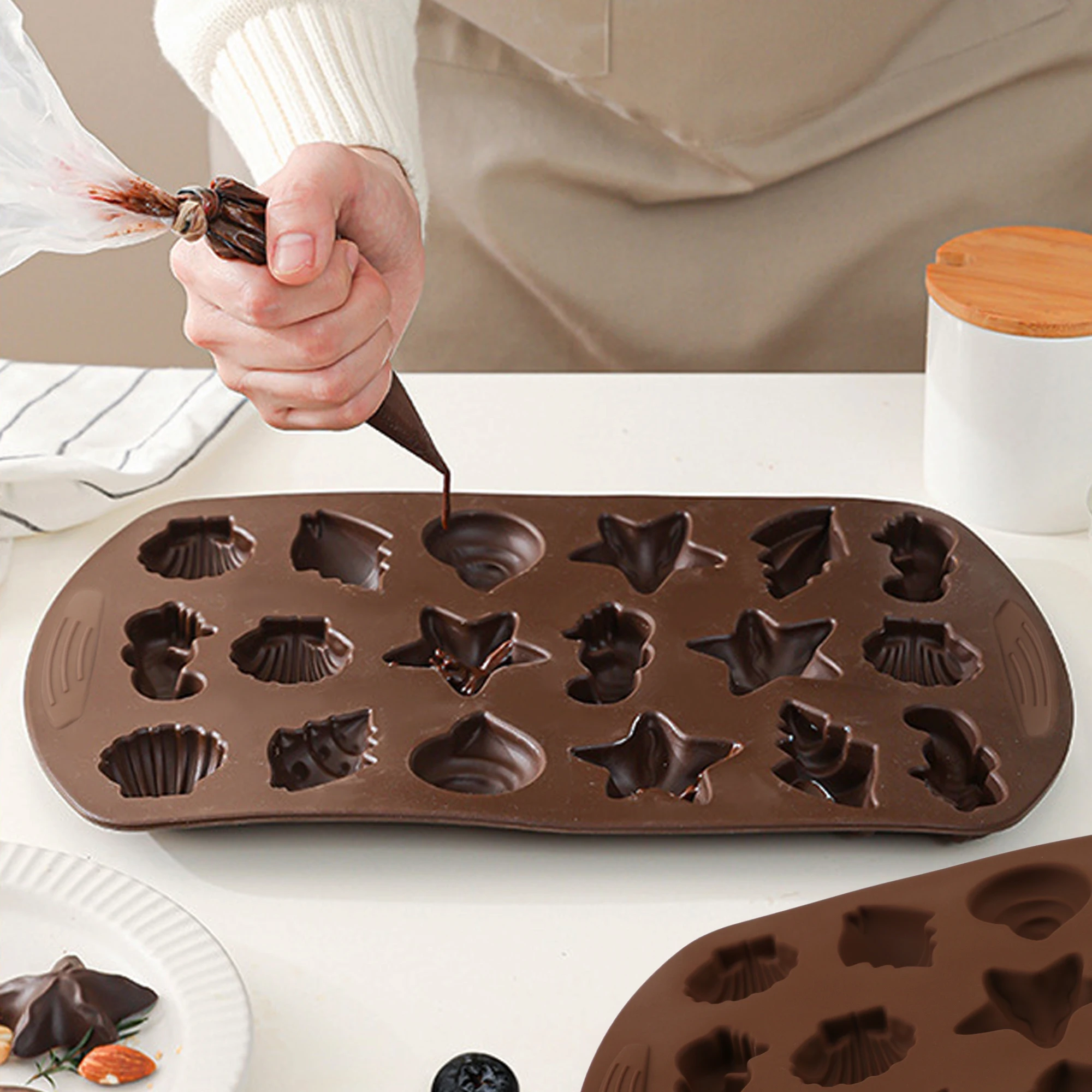 1 buah cetakan permen Natal be - Silicone Mold Baking ulasan dan harga