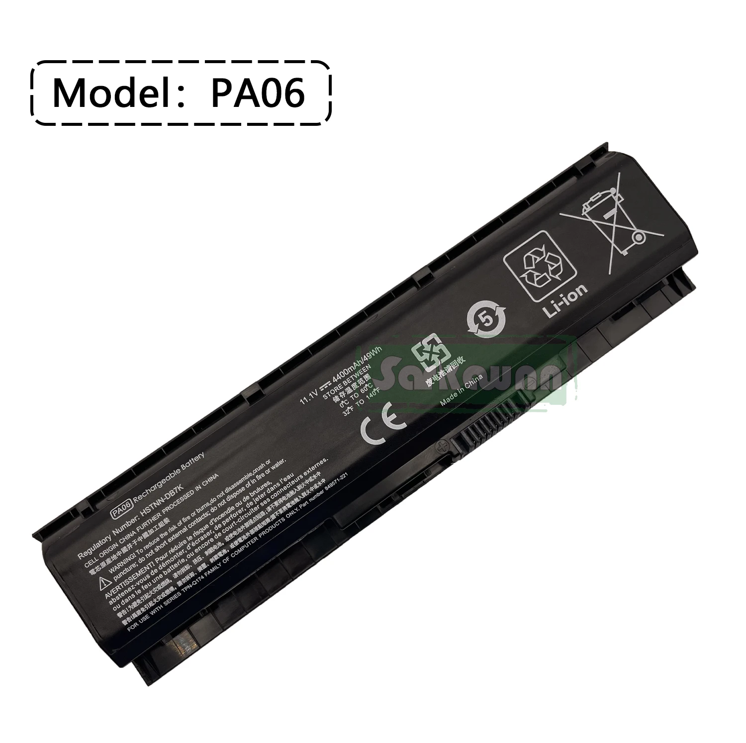 SARKAWNN 6 Tế Bào PA06 Pin Dành Cho Laptop HP Điềm 17-w 17-Ab 17-w010ng17-w012ng 17-w013ng 17-w031ng7-ab002ng 17-ab003ng 17-ab004ng