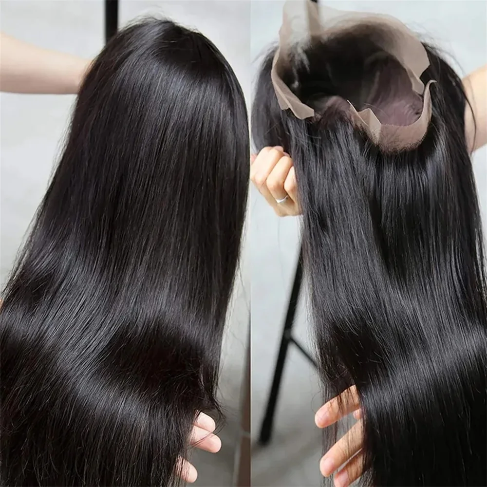 Straight 13x6 Lace Front Wigs Human Hair 30 34 38 Inch 5X5 4X6 Glueless Wig Pre-plucked HD Lace Frontal Wig 13x4 Clearance Sale