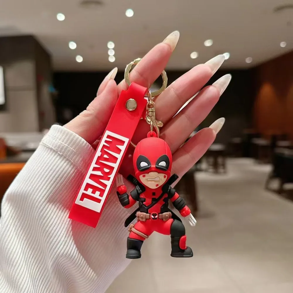 Nen Cartoon Wolverine Anime Deadpool Keychain