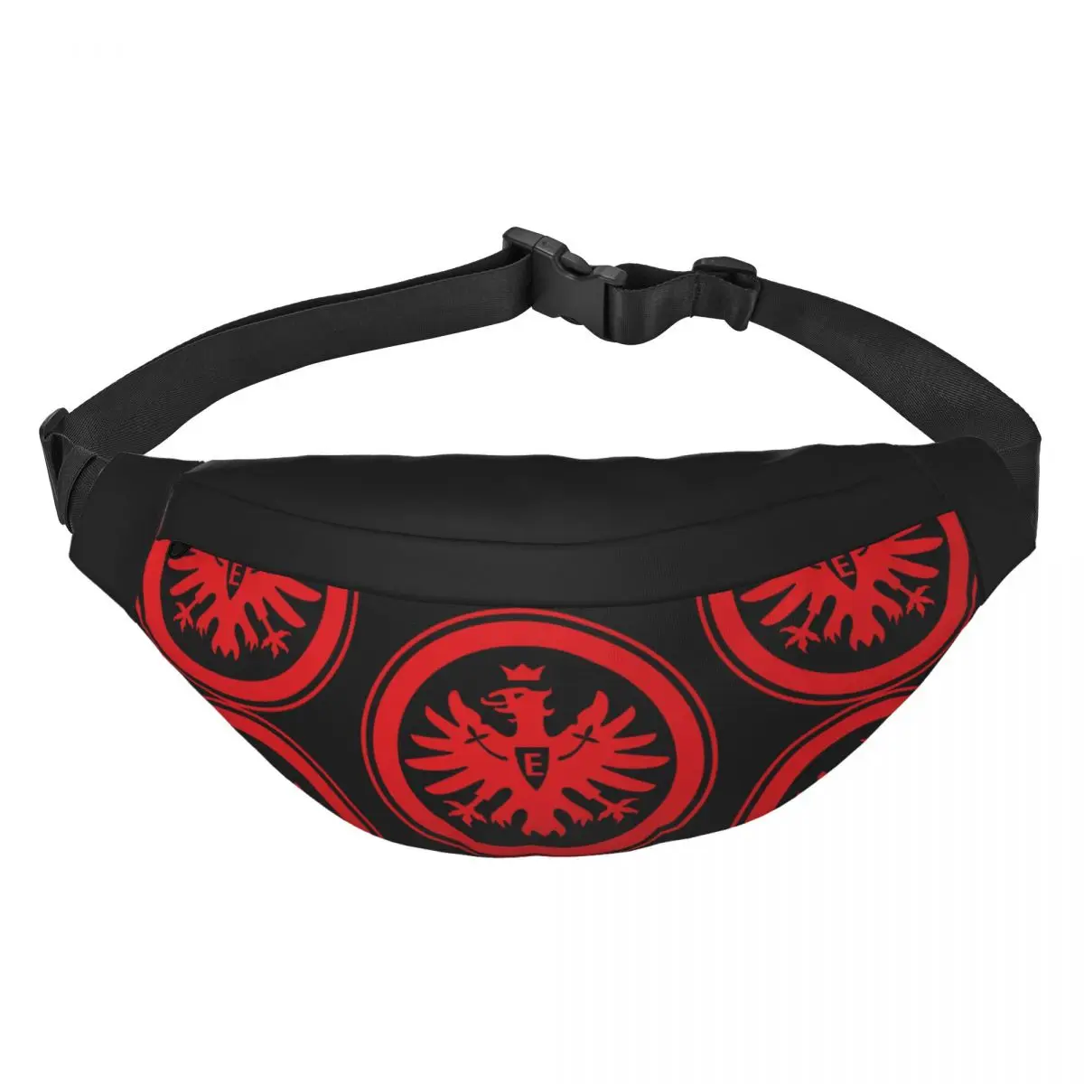 Eintracht Frankfurt Unisex Waist Bag Multifunction Sling Crossbody Bags Chest Bags Short Trip Waist Pack