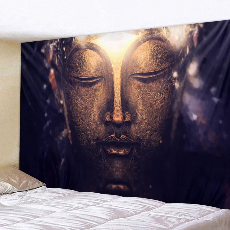 Home Decor Indian Buddha Meditation Tapestry Mandala  Hippie Boho  Yoga Mat for Bedroom Living Room tapiz