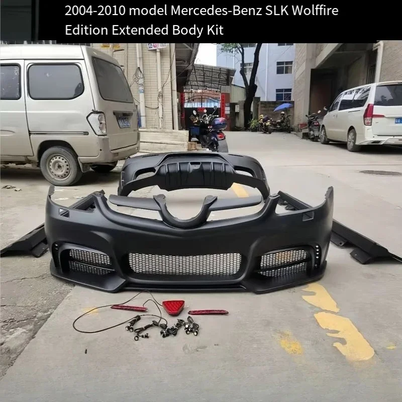 Suitable for 04-10 SLK200/SLK280/SLK350 Upgraded and Upgraded Wolf Flame Resin Large Surrounding Body Kit