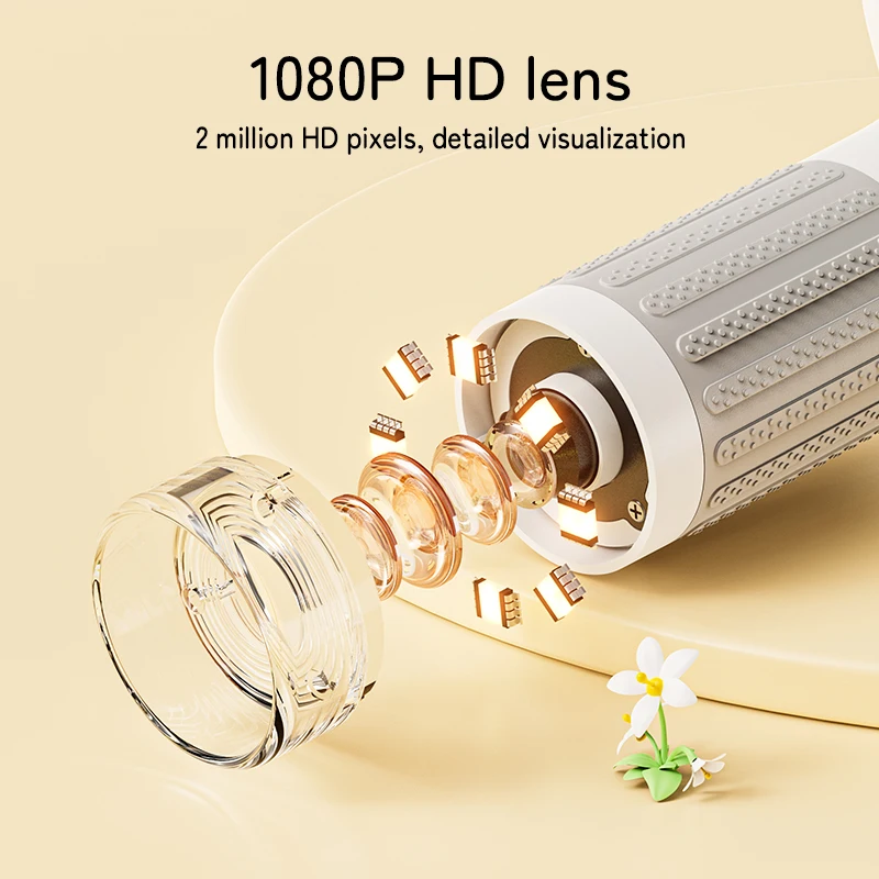 2MP 1080P 3 Inch HD IPS 178° Wide Color Gamut Screen with 1000x Zoom &1000mAh   Kid's Microscope for Fun Outdoor Exploration