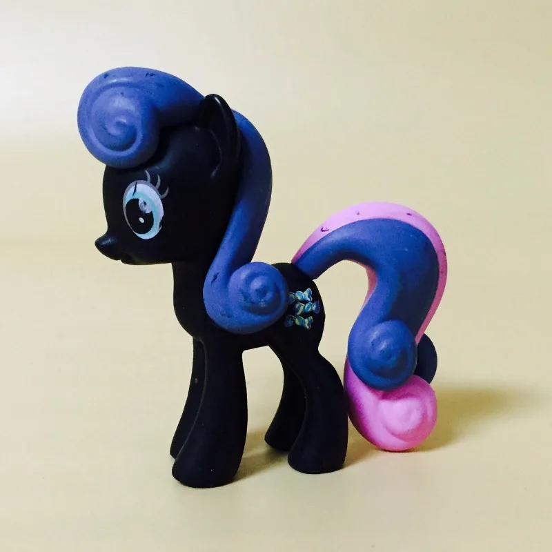 My Little Pony Figure Mini Horse Doll Ponyville Twilight Sparkle Rarity Applejack Children Noctilucent Toy