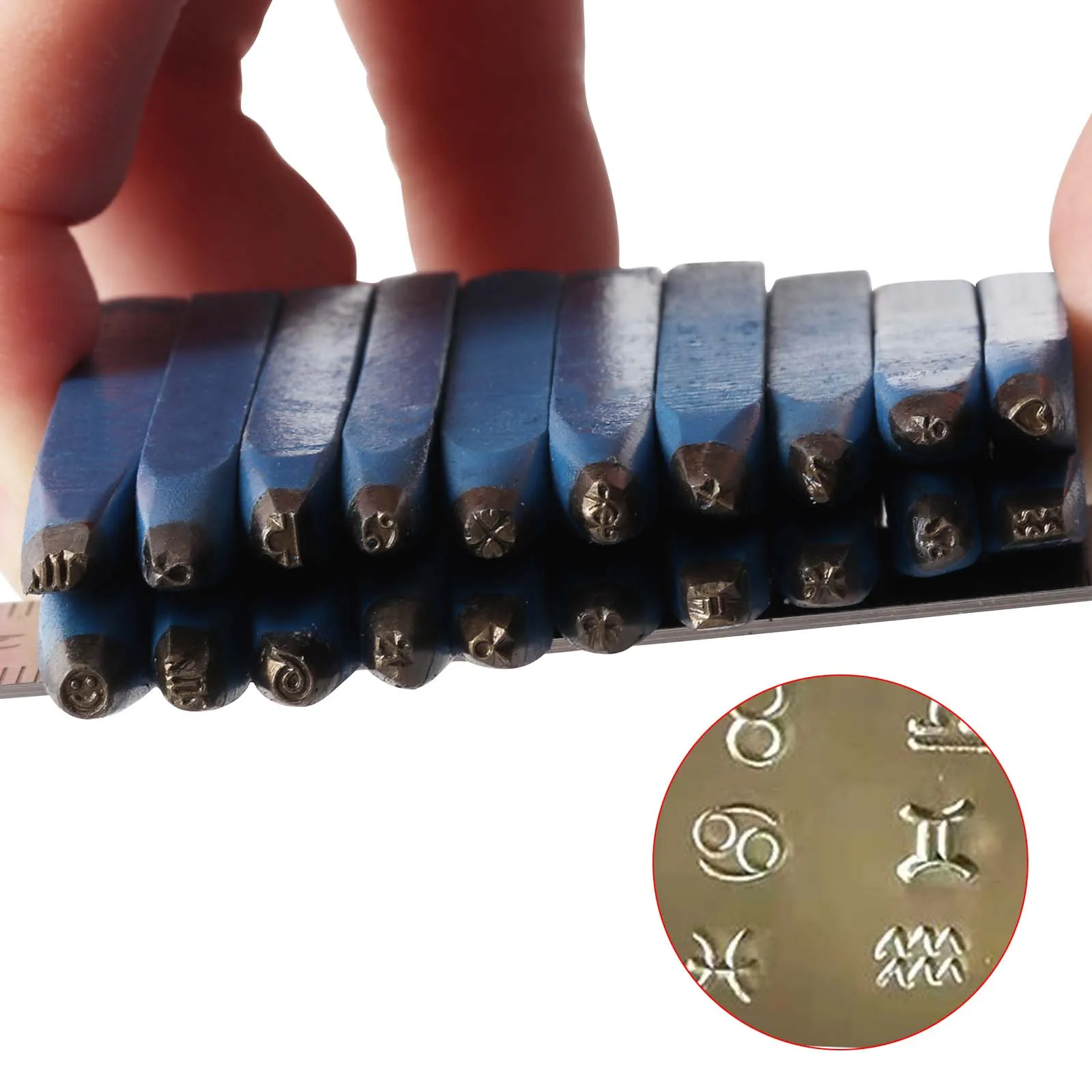 Premium Alloy Steel Constellation Stamp Set – Professional Metal Stamping Tool for Jewelry Crafting & Intricate Pattern Engravin