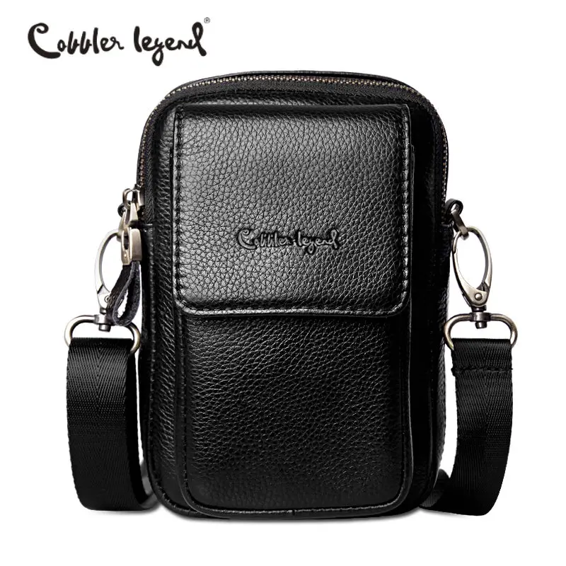 Cobbler Legend Original Genuine Leather Shoulder Bag For Men 2023Small Travel Casual Bag Brand Crossbody Bags New Fashion