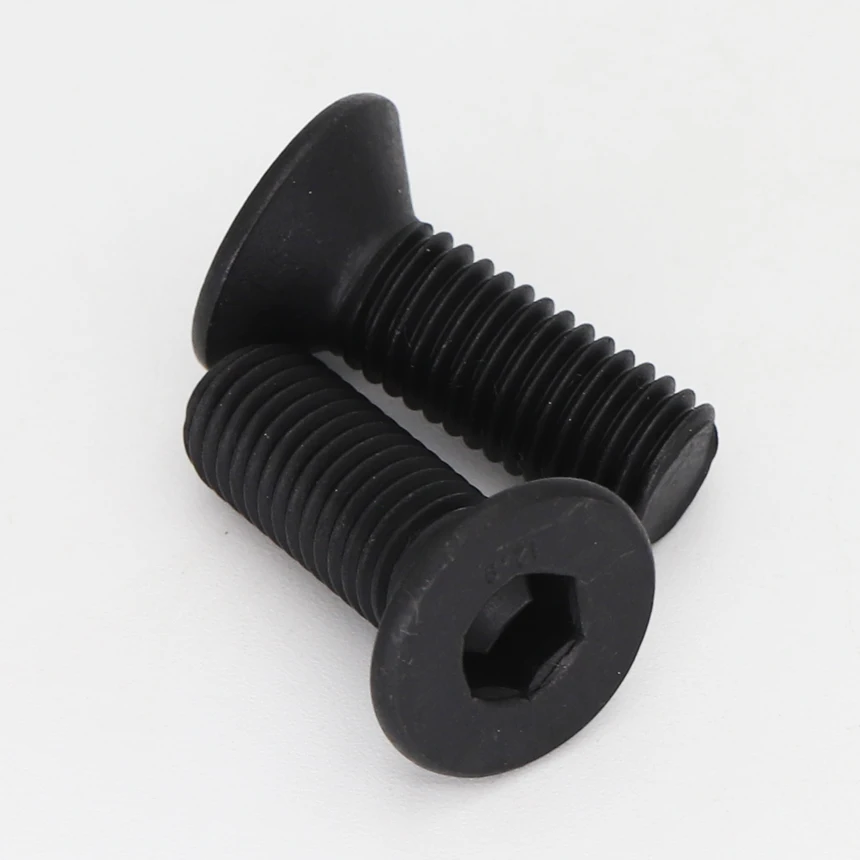 M7 1 مللي متر الملعب 12-60 مللي متر غرامة الموضوع 12.9 الصف النيكل تصفيح الأسود مسدس المقبس شقة CSK غاطسة ألين مفتاح مسمار لولبي الرأس