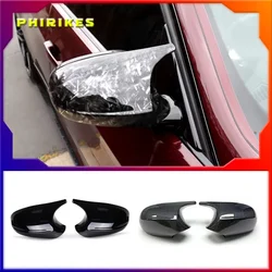 E90 E91 Black M3 Style Cover E81 E82 E87 E88 per BMW serie 1 3 E92 E93 in fibra di carbonio M Look tappo specchietto posteriore accessori auto