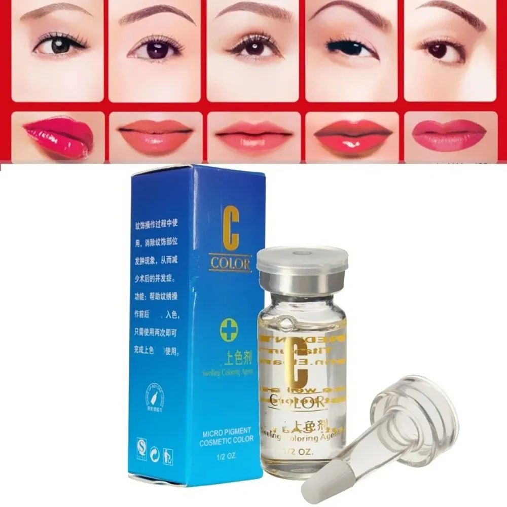 

15ml Microblading Pigment Fixing Agent For Permanent Makeup Ink Eyebrow Lip Color Bleaching Agent Color Lock Fixing Toner