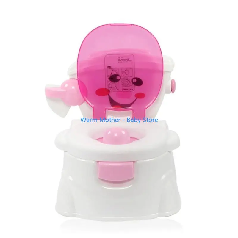 

Cartoon Theme Baby Toilet Trainer Safe and Easy to Clean Training Potty for Kids 57QE