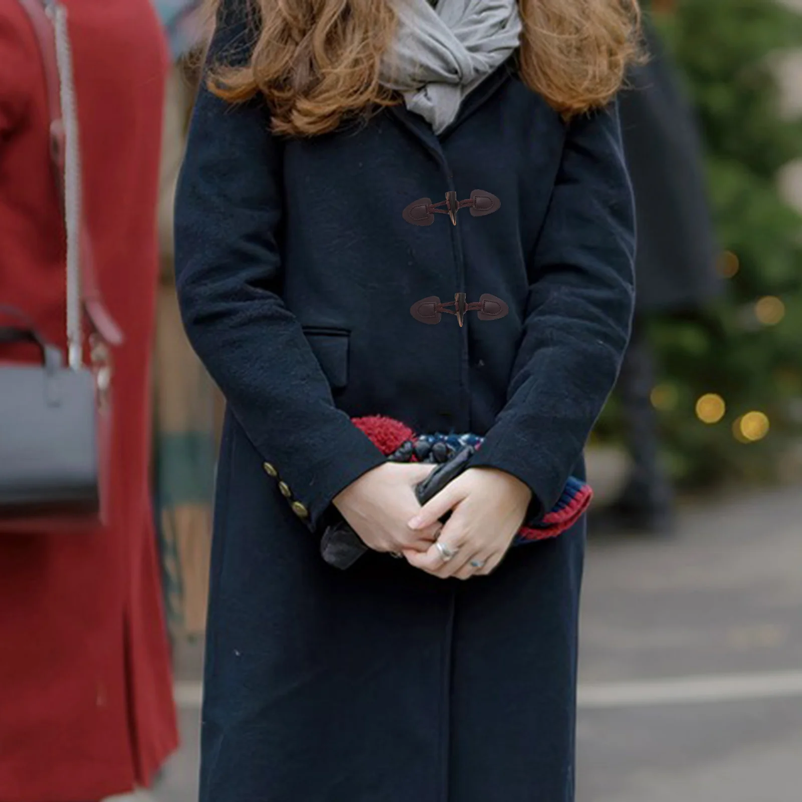 

4 set 4 Sets Vintage Style Toggle Buttons For Coats Jackets Sweaters Diy Clothing Replacement Closure Button Fasteners