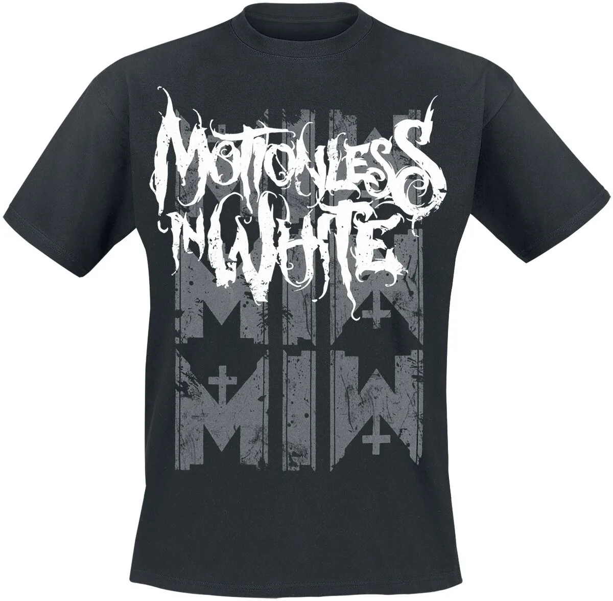 Motionless in White Demon Priest Tee, Metal-T-Shirt mit dunklem Okkultkunst- und Bandlogo-Print, Metal-Fan-Merchandise – Detail 5
